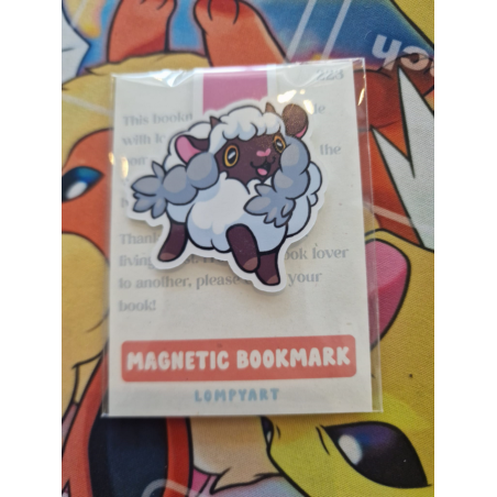 STOCK - LOMPYART - Marque-page Magnetique Moumouton