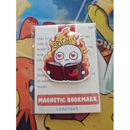 STOCK - LOMPYART - Marque-page Magnetique Spicy Reader