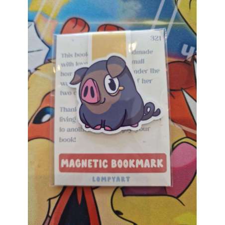 STOCK - LOMPYART - Marque-page Magnetique Gourmelet