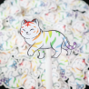 STOCK - RISKIT DESIGN - Vinyl Stickers RAINBOW TIGER