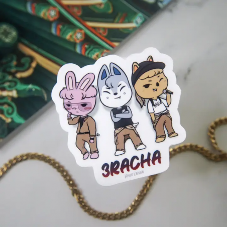 STOCK - RISKIT DESIGN - Vinyl Stickers 3RACHA