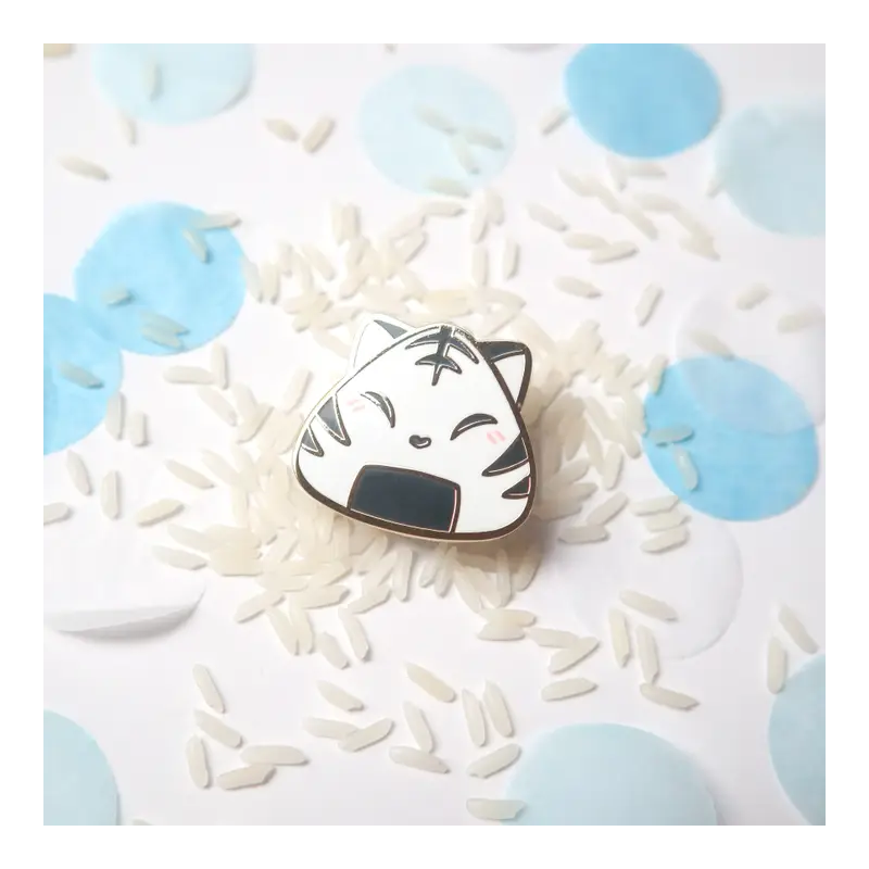STOCK - RISKIT DESIGN - Enamel Pins - Nekohan