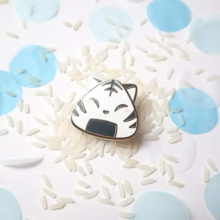 STOCK - RISKIT DESIGN - Enamel Pins - Nekohan