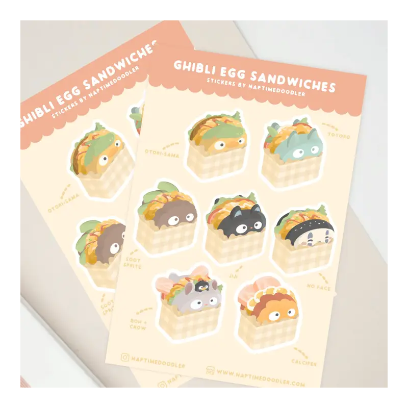 STOCK - NAPTIMEDOODLER - Feuille d'autocollant