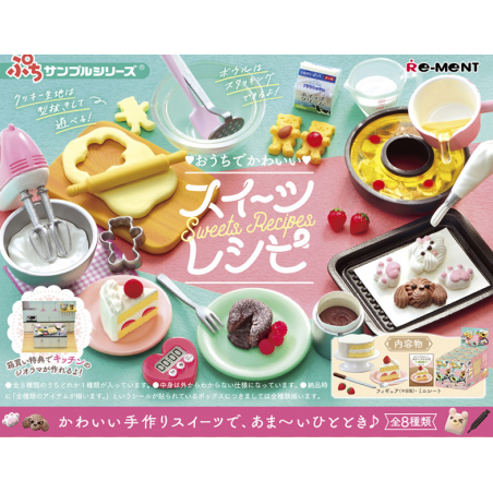 COMMANDE - RE-MENT - Petit Sample Series - Cute Homemade Sweets Recipes