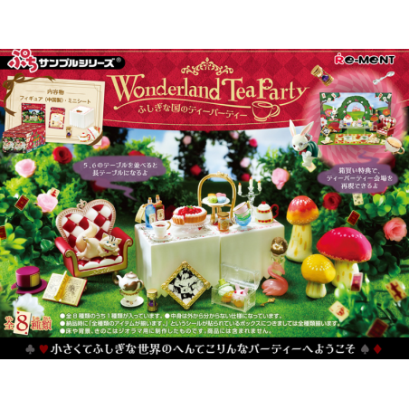 COMMANDE - RE-MENT - Petit Sample Series - Wonderland Tea Party Tea Party in Wonderland