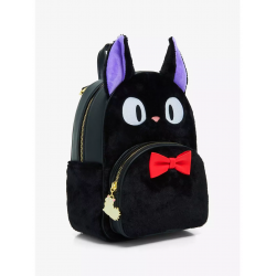 COMMANDE - IMPORT USA - Her Universe Studio Ghibli Kiki's Delivery Service Jiji Fuzzy Mini Backpack