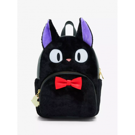 COMMANDE - IMPORT USA - Her Universe Studio Ghibli Kiki's Delivery Service Jiji Fuzzy Mini Backpack