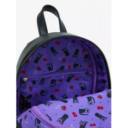 COMMANDE - IMPORT USA - Her Universe Studio Ghibli Kiki's Delivery Service Jiji Fuzzy Mini Backpack