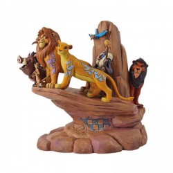 STOCK - ENESCO - DISNEY TRADITIONS - Lion King Carved in Stone Figurine