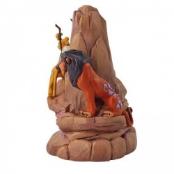 STOCK - ENESCO - DISNEY TRADITIONS - Lion King Carved in Stone Figurine