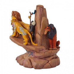 STOCK - ENESCO - DISNEY TRADITIONS - Lion King Carved in Stone Figurine