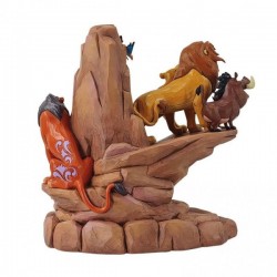 STOCK - ENESCO - DISNEY TRADITIONS - Lion King Carved in Stone Figurine