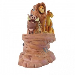 STOCK - ENESCO - DISNEY TRADITIONS - Lion King Carved in Stone Figurine