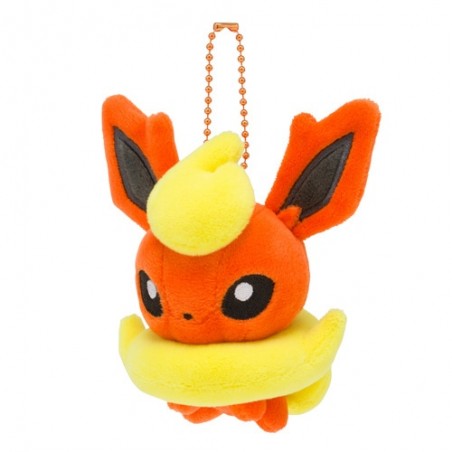 COMMANDE - POKEMON CENTER JAPON - KEYCHAIN POKEDOLL PYROLI