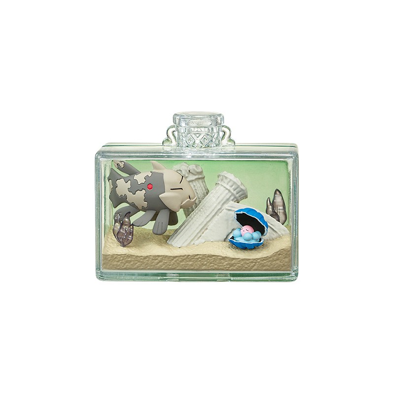 STOCK - RE-MENT POKEMON - AQUA BOTTLE 2 - 6. RELICANTH & COQUIPERL