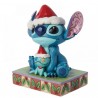 STOCK - ENESCO - DISNEY TRADITIONS - Santa Stitch with Scrump Figurine