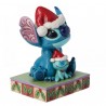 STOCK - ENESCO - DISNEY TRADITIONS - Santa Stitch with Scrump Figurine