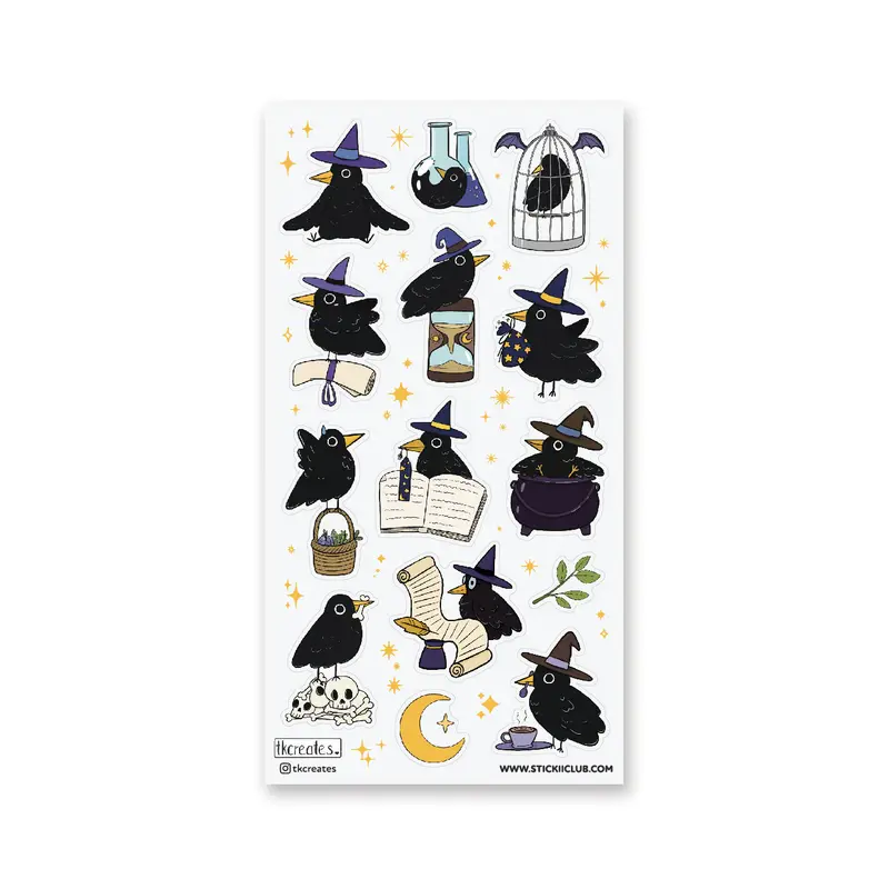 STOCK - STICKII - FEUILLE DE STICKERS