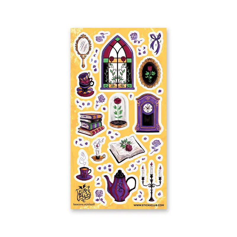 STOCK - STICKII - FEUILLE DE STICKERS