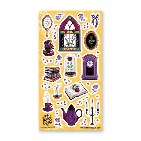 STOCK - STICKII - FEUILLE DE STICKERS