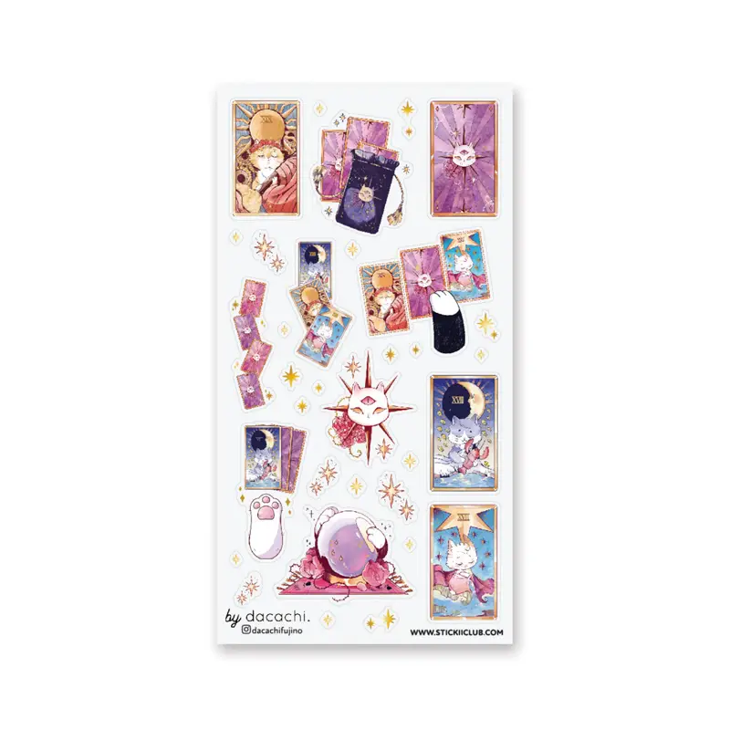 STOCK - STICKII - FEUILLE DE STICKERS