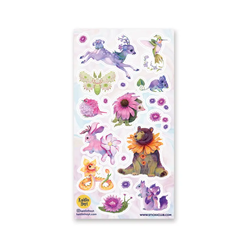 STOCK - STICKII - FEUILLE DE STICKERS