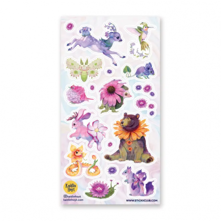 STOCK - STICKII - FEUILLE DE STICKERS