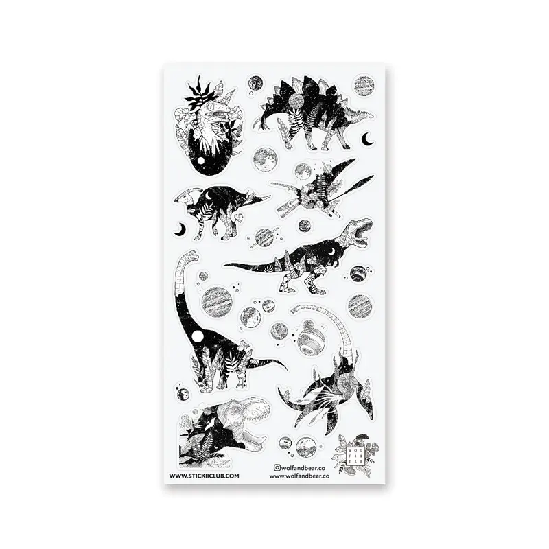 STOCK - STICKII - FEUILLE DE STICKERS