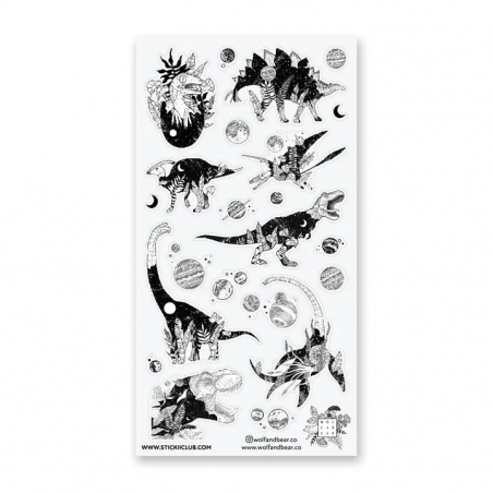 STOCK - STICKII - FEUILLE DE STICKERS