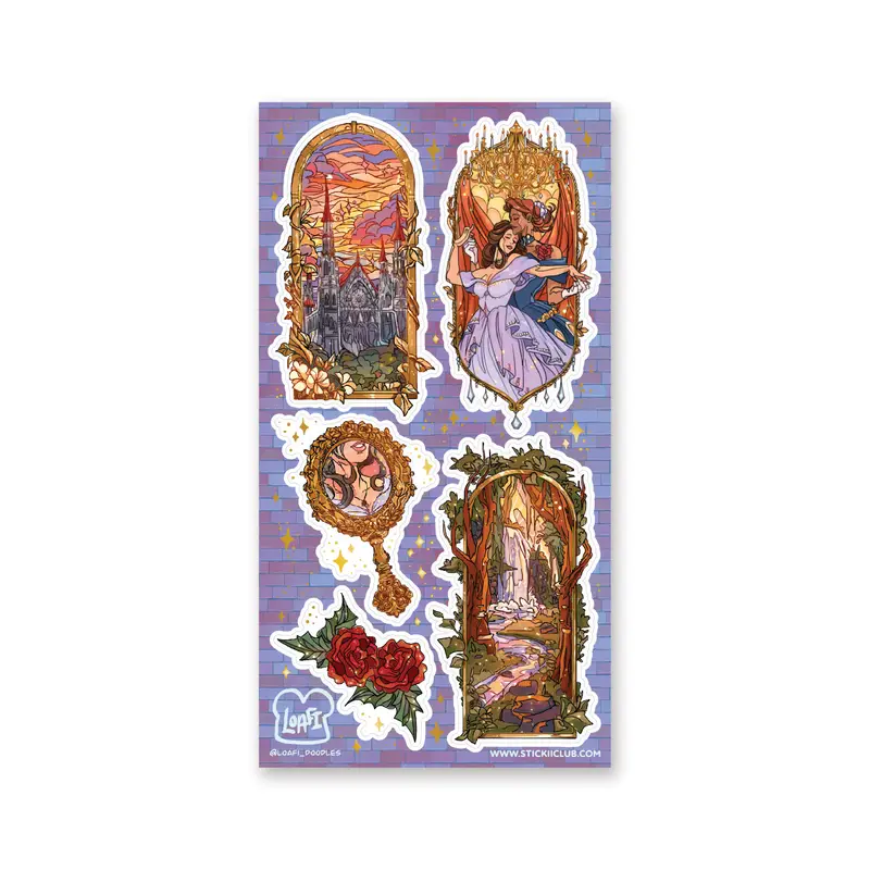 STOCK - STICKII - FEUILLE DE STICKERS
