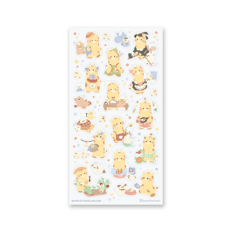 STOCK - STICKII - FEUILLE DE STICKERS