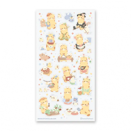 STOCK - STICKII - FEUILLE DE STICKERS