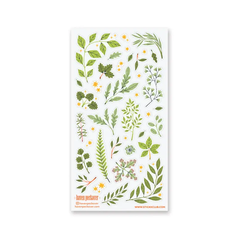 STOCK - STICKII - FEUILLE DE STICKERS