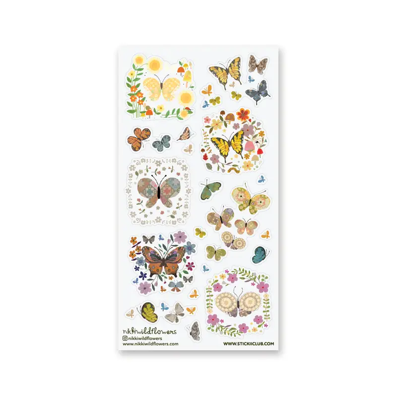 STOCK - STICKII - FEUILLE DE STICKERS