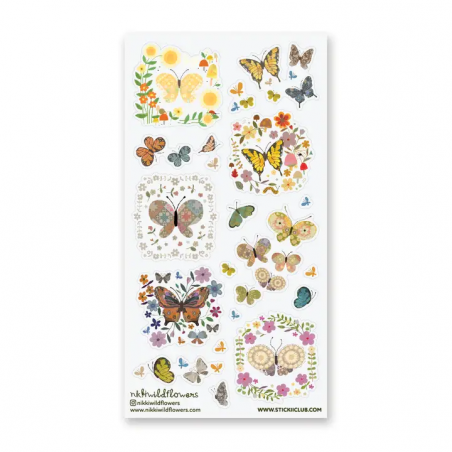 STOCK - STICKII - FEUILLE DE STICKERS