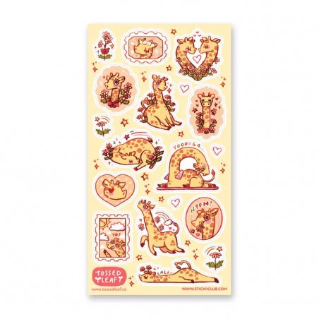 STOCK - STICKII - FEUILLE DE STICKERS