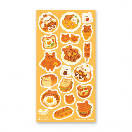 STOCK - STICKII - FEUILLE DE STICKERS