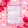 STOCK - UNICORN ECLISPE - Bloc-notes Habit tracker Sakura