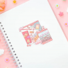 STOCK - UNICORN ECLISPE - Cahier à stickers Study Break