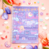 STOCK - UNICORN ECLISPE - Cahier à stickers Study Night