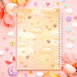 STOCK - UNICORN ECLISPE - Cahier à stickers Sunflower dream