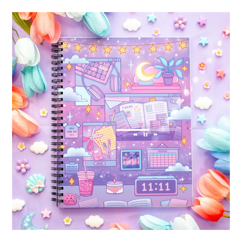 STOCK - UNICORN ECLISPE - Carnet de note Study Night