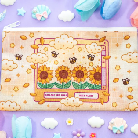 STOCK - UNICORN ECLISPE - Trousse Sunflower dream