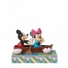 PRECOMMANDE - ENESCO - DISNEY TRADITIONS - Row-mance is in the Air (Mickey & Minnie in a Rowboat Light-Sea Urchin Figurine)