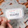 STOCK - RISKIT DESIGN - Vinyl Stickers Deluluville