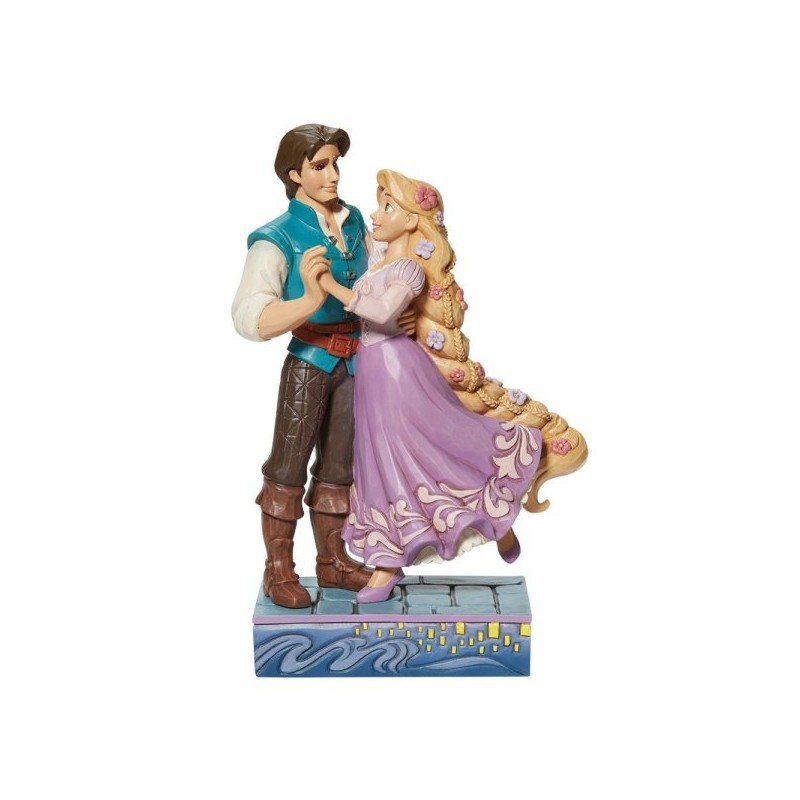 STOCK - ENESCO - DISNEY TRADITIONS - Rapunzel & Flynn Rider Love Figurine