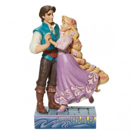 STOCK - ENESCO - DISNEY TRADITIONS - Rapunzel & Flynn Rider Love Figurine
