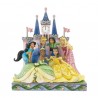 STOCK - ENESCO - DISNEY TRADITIONS - Princess Group Castle Figurine
