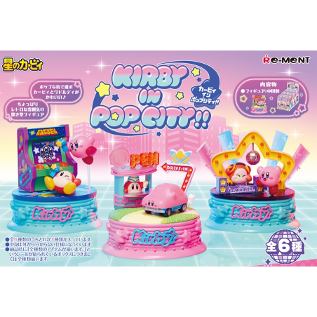 COMMANDE - RE-MENT KIRBY - Kirby in Pop City